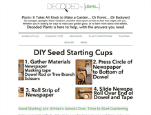 Tablet Screenshot of decodedplants.com